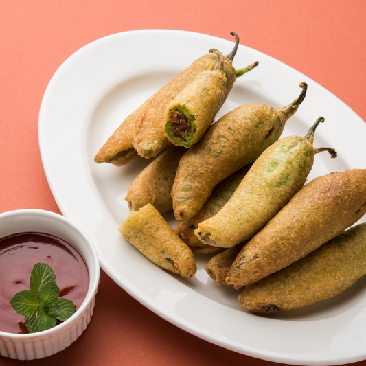 Green Chili Fritters: A Monsoon Favourite