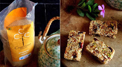 Popped Amaranth Energy Bars Recipe