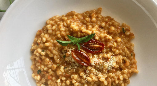 Barley Risotto with Sun-Dried Tomatoes Recipe