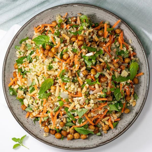 Foxtail Millet Salad with Chickpeas Recipe