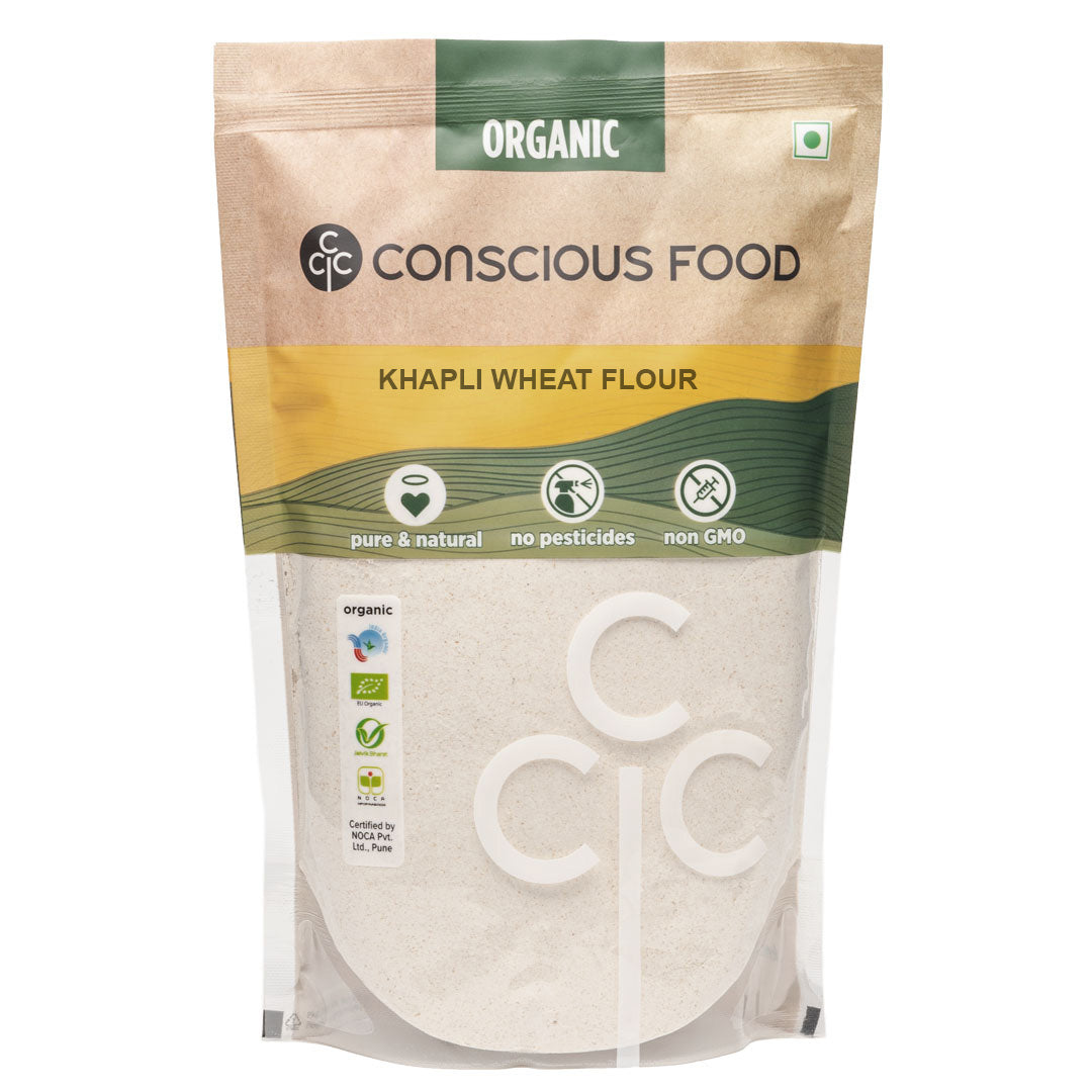 Khapli Genhu Atta / Emmer Wheat Flour - Conscious Food Pvt Ltd