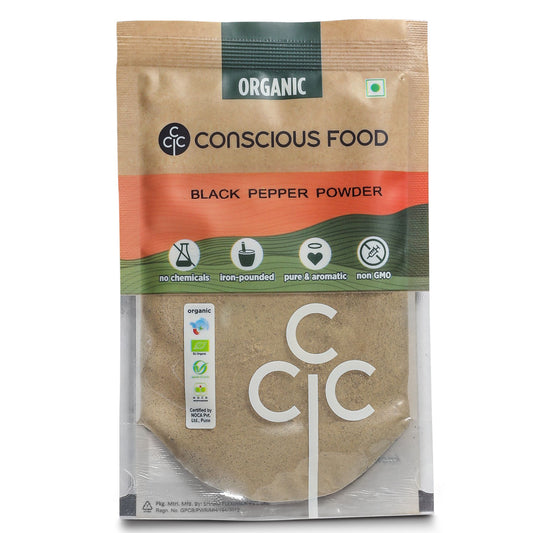 Kaali Mirch Powder / Black Pepper Powder - Conscious Food Pvt Ltd