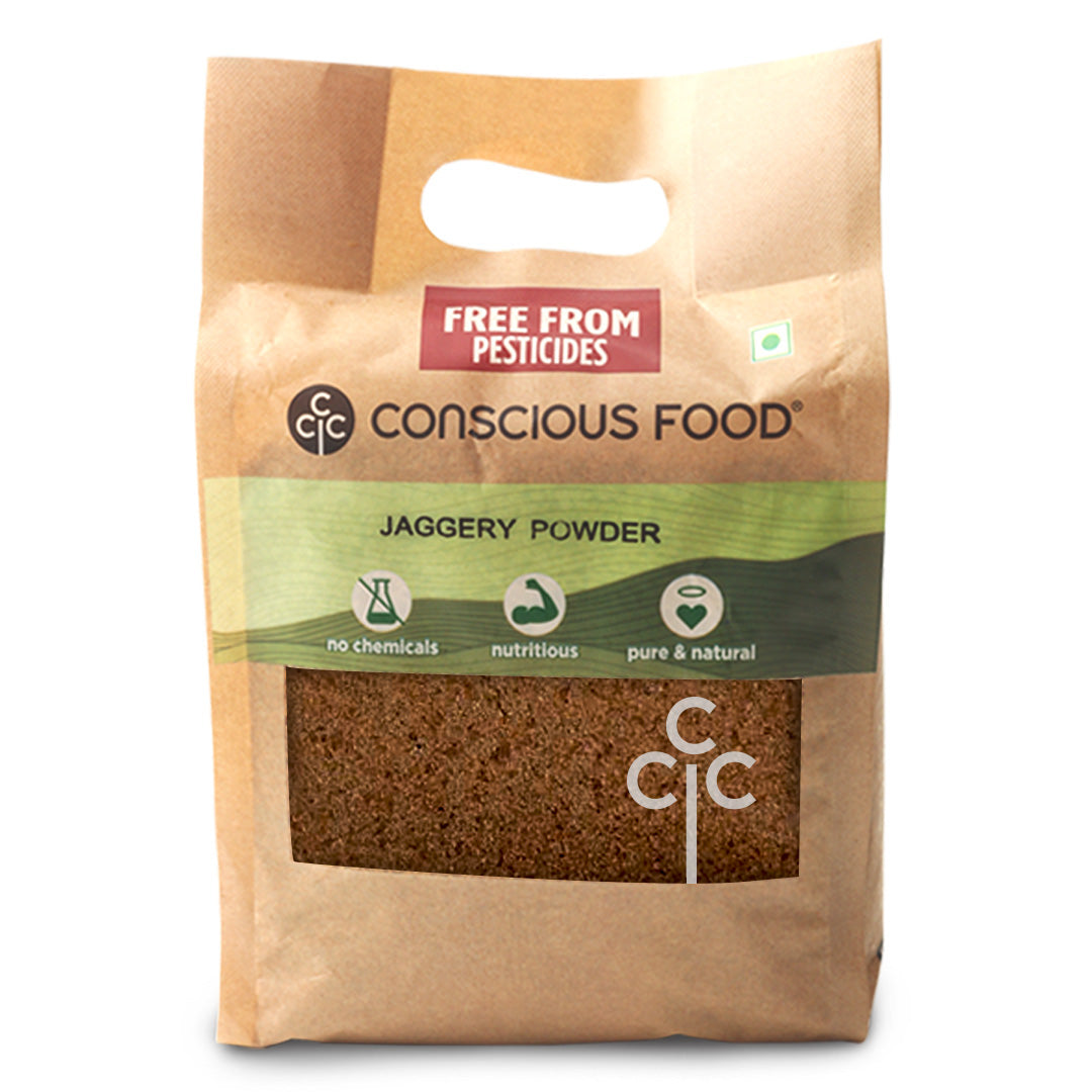Jaggery Powder/Golden Sugar - Conscious Food Pvt Ltd