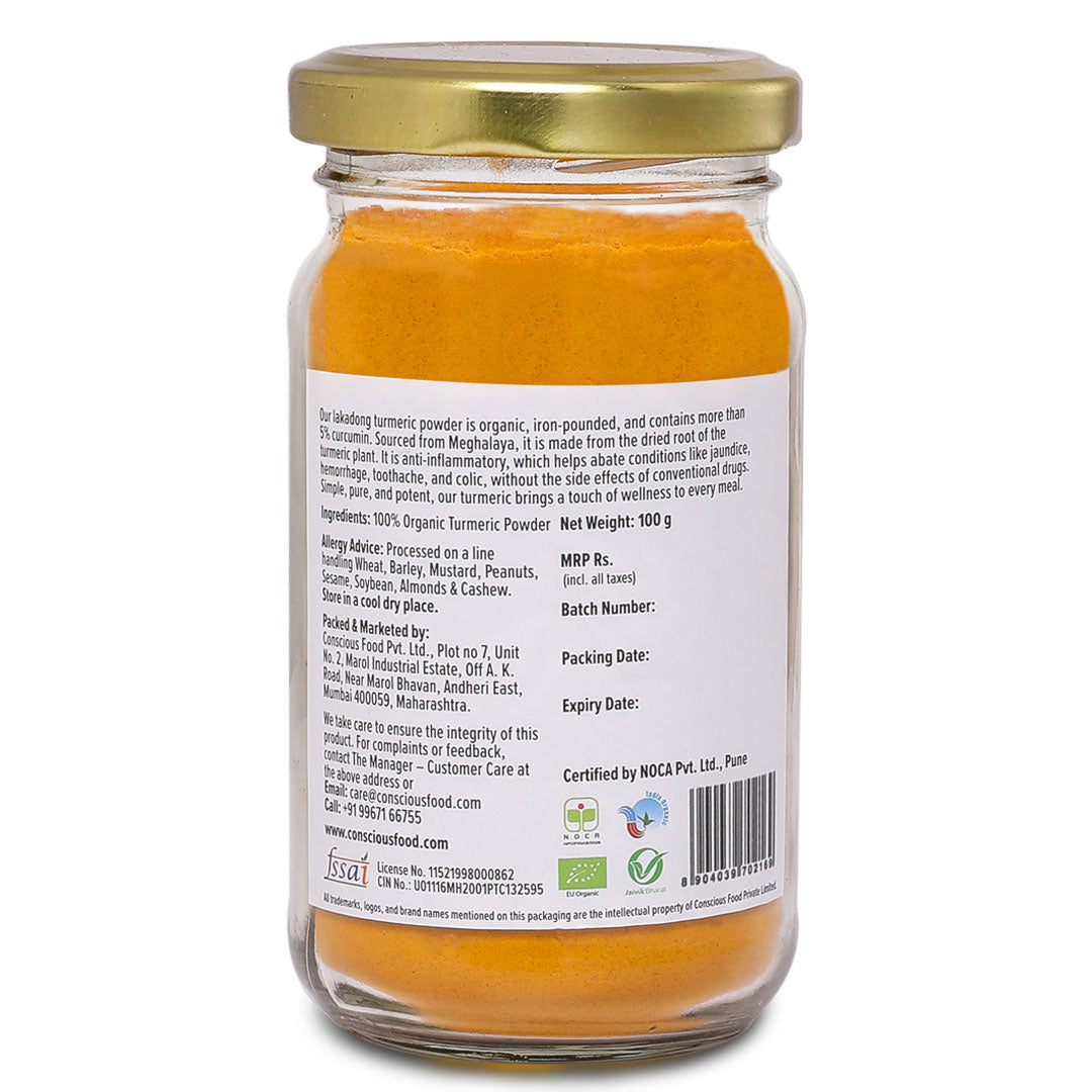 High Curcumin Organic Turmeric Powder