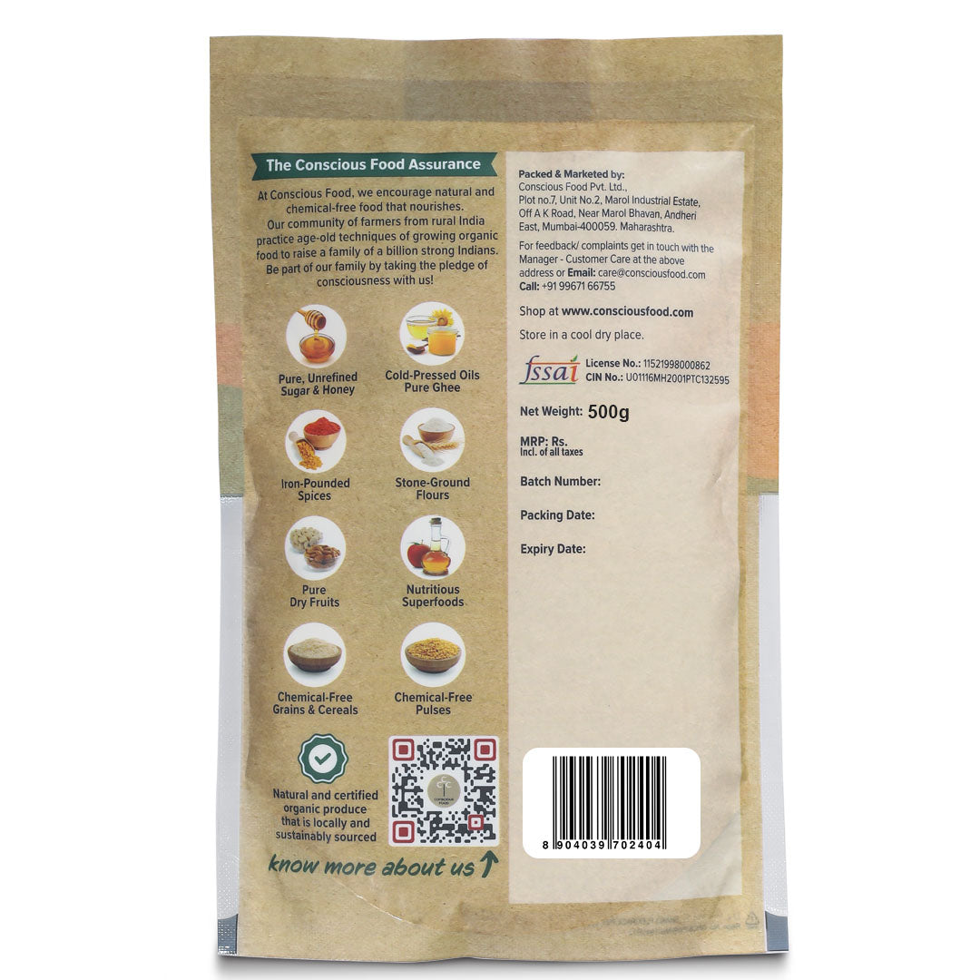 Sprouted Ragi Atta / Sprouted Finger Millet Flour - Conscious Food Pvt Ltd