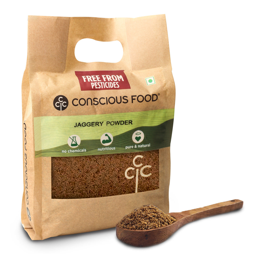 Jaggery Powder/Golden Sugar - Conscious Food Pvt Ltd