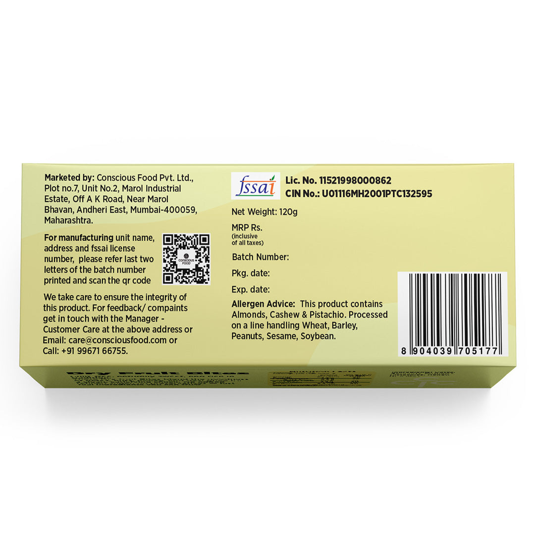 Dry Fruit Bites - Conscious Food Pvt Ltd
