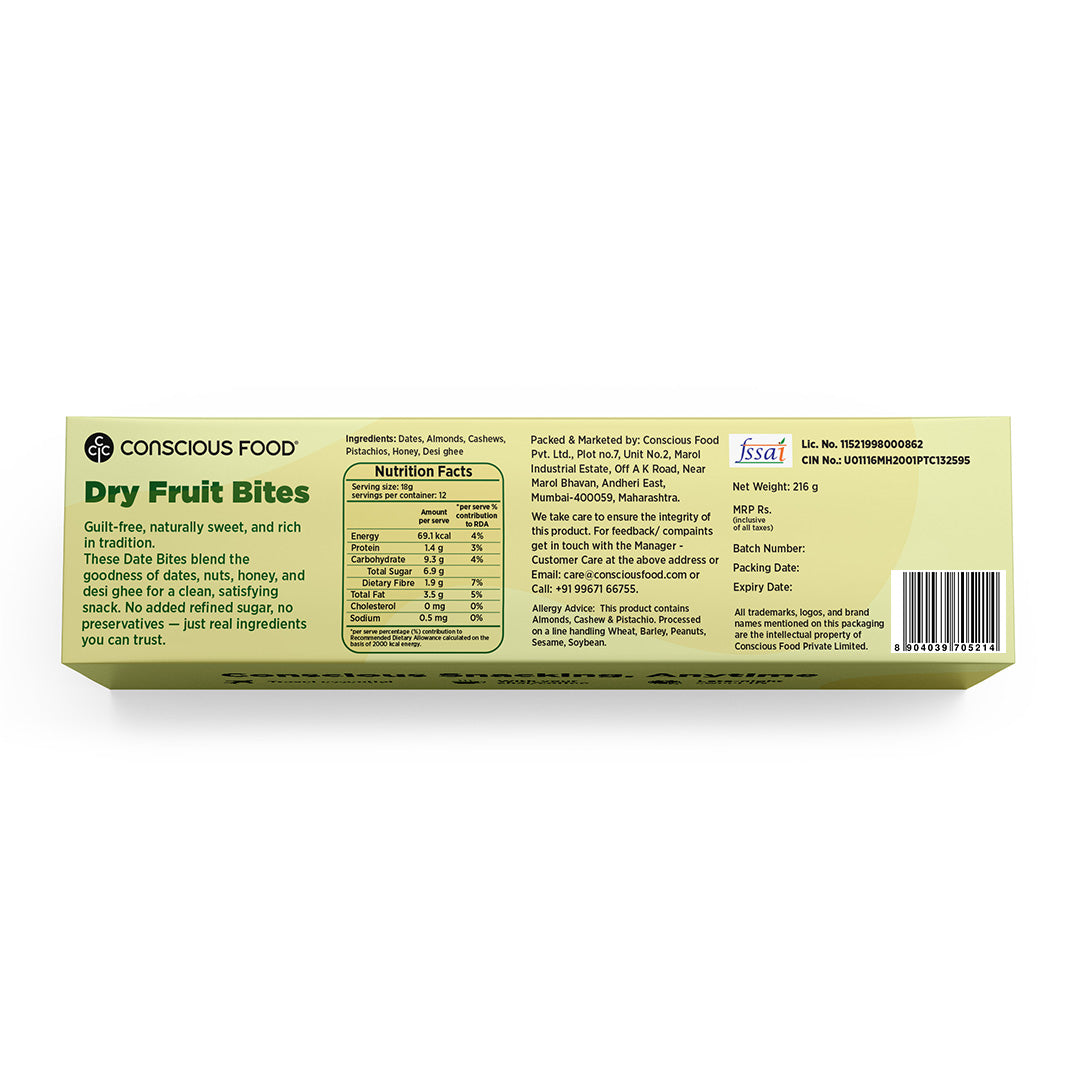 Dry Fruit Bites