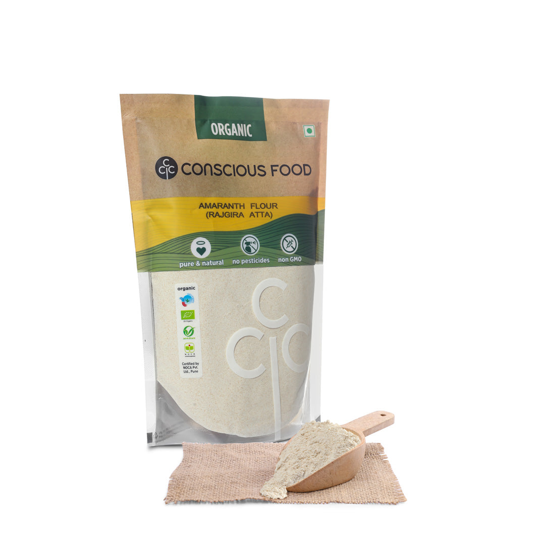 Rajgira Atta / Amaranth Flour - Conscious Food Pvt Ltd