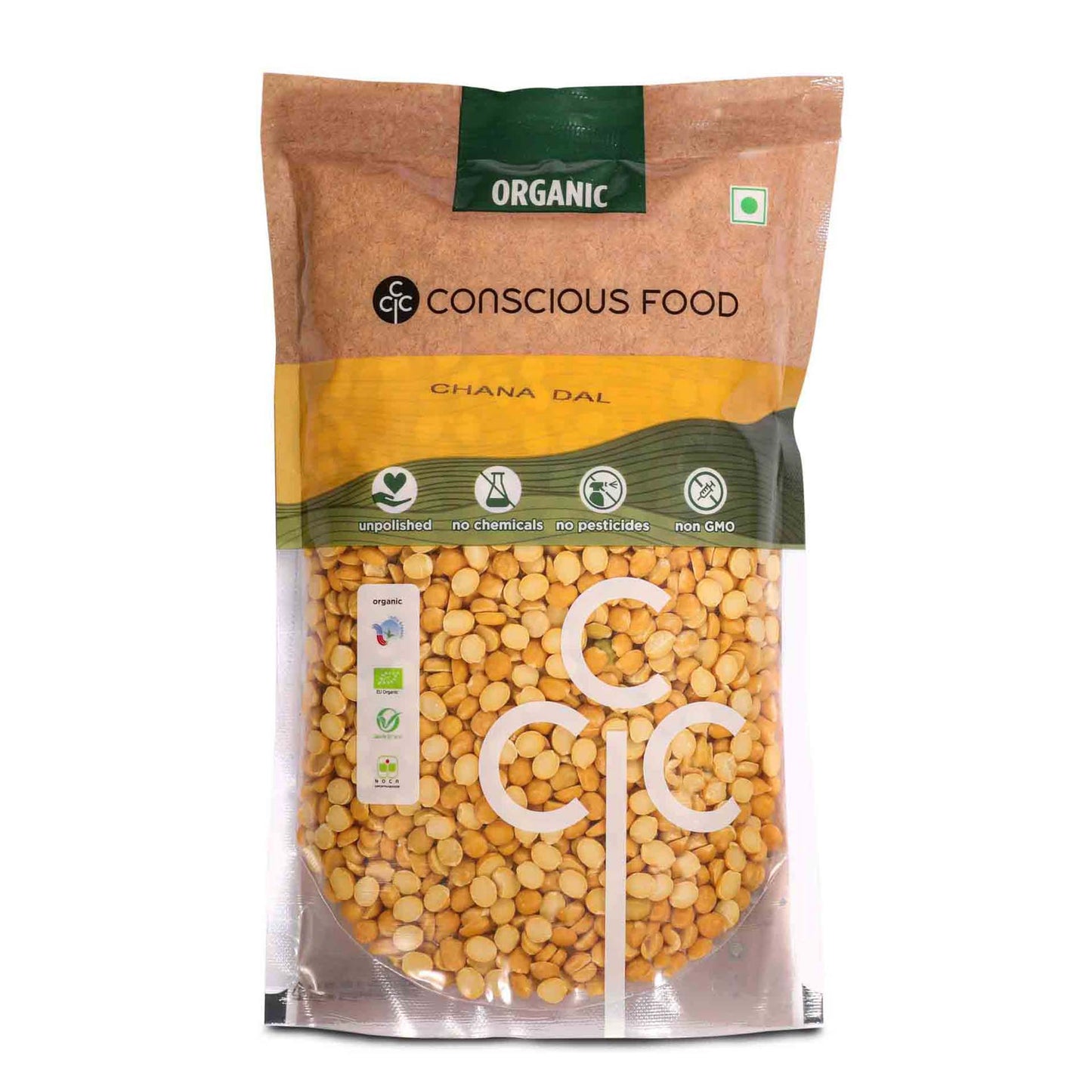 Chana Dal / Split Bengal Gram - Conscious Food Pvt Ltd