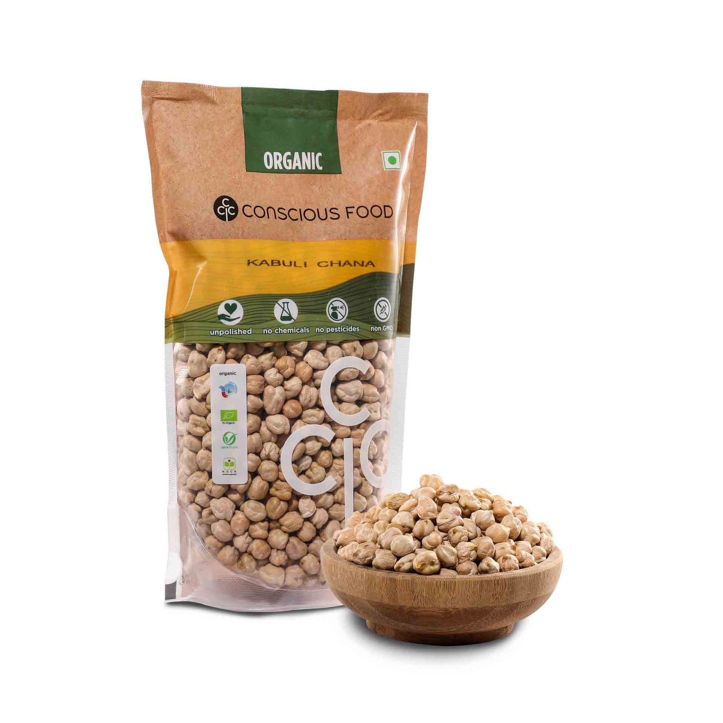 Kabuli Chana / Chickpeas - Conscious Food Pvt Ltd