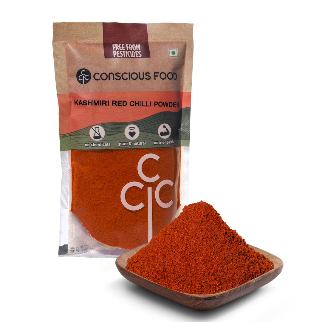 Kashmiri Red Chilli Powder - Conscious Food Pvt Ltd