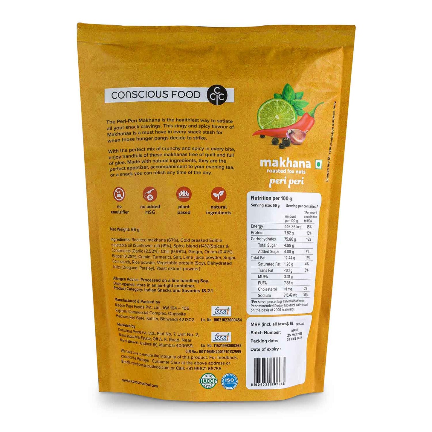 Peri Peri Makhana - Pack of 3