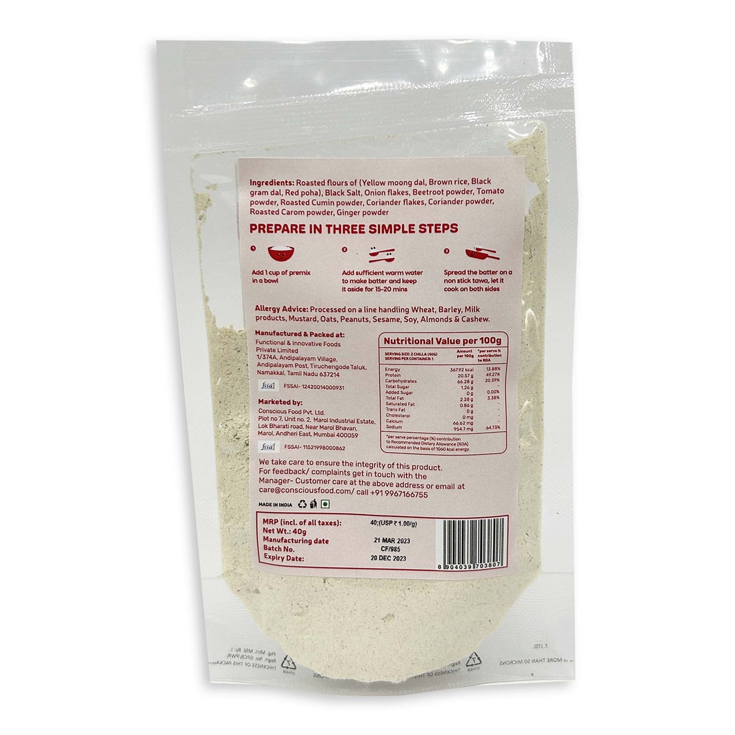 Chilla-Dosa Discovery Trial Pack (Bundle of 3)
