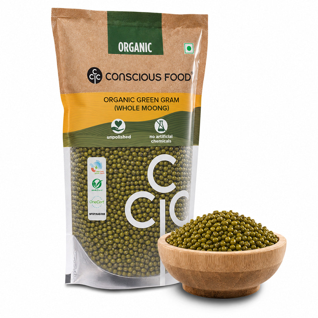 Whole Moong / Green Gram - Conscious Food Pvt Ltd