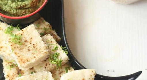 Brown Rice Poha Dhokla Recipe