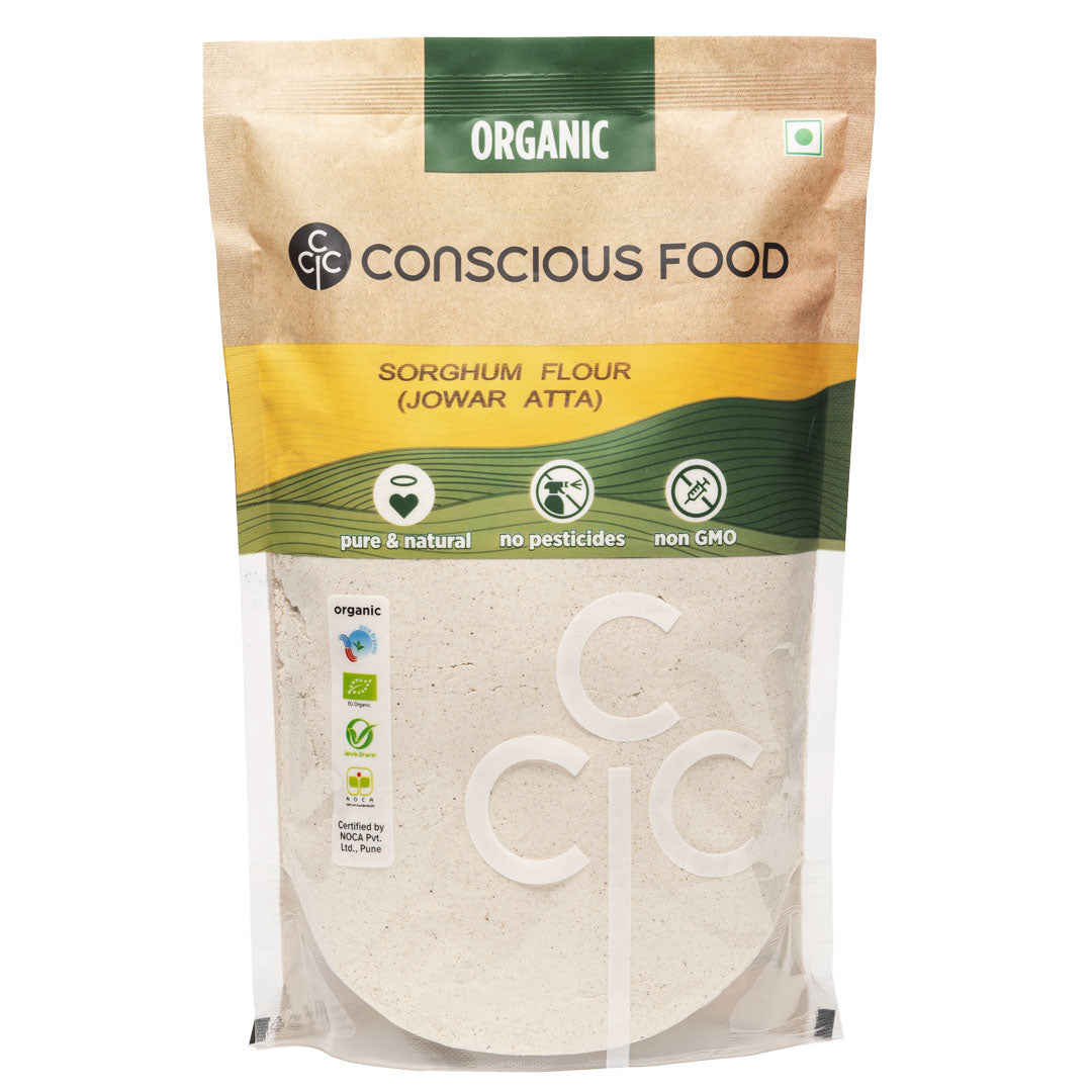 Jowar Atta / Sorghum Flour - Conscious Food Pvt Ltd