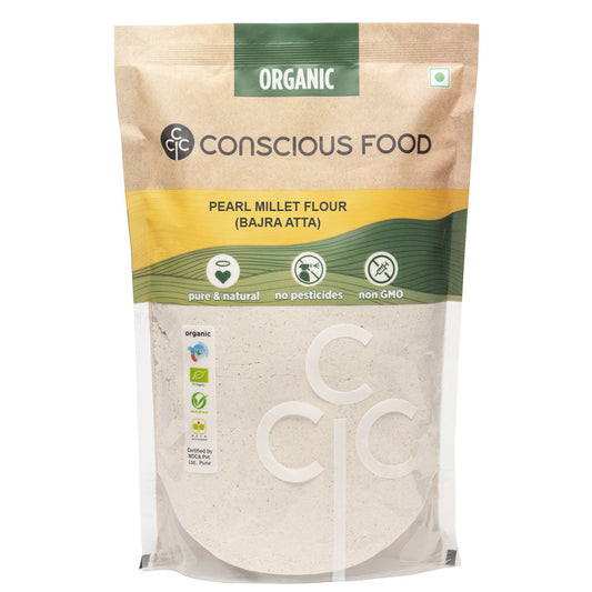 Bajra Atta / Pearl Millet Flour - Conscious Food Pvt Ltd