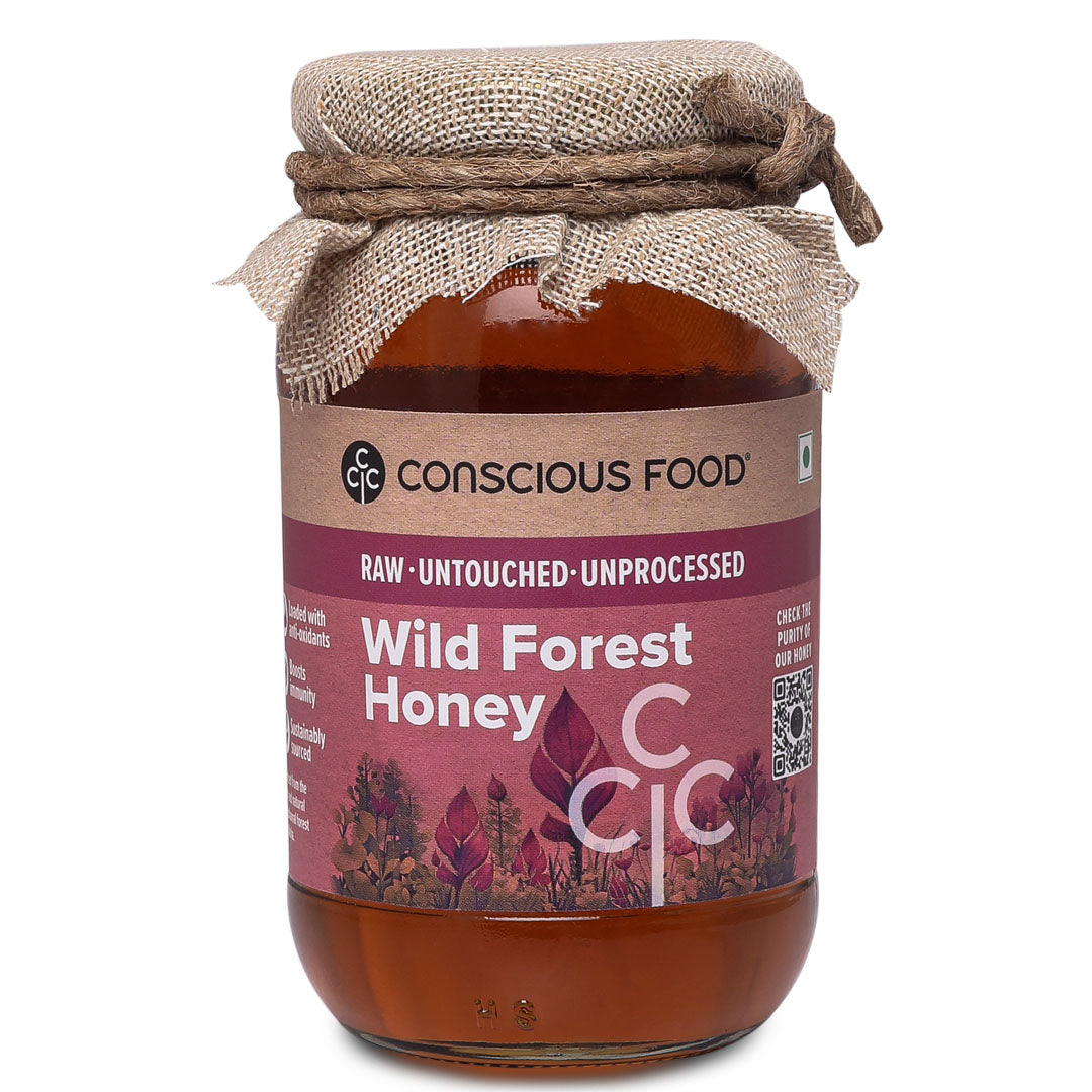 Pack of Sunflower Oil - 1L & Wild Forest Honey - 500g