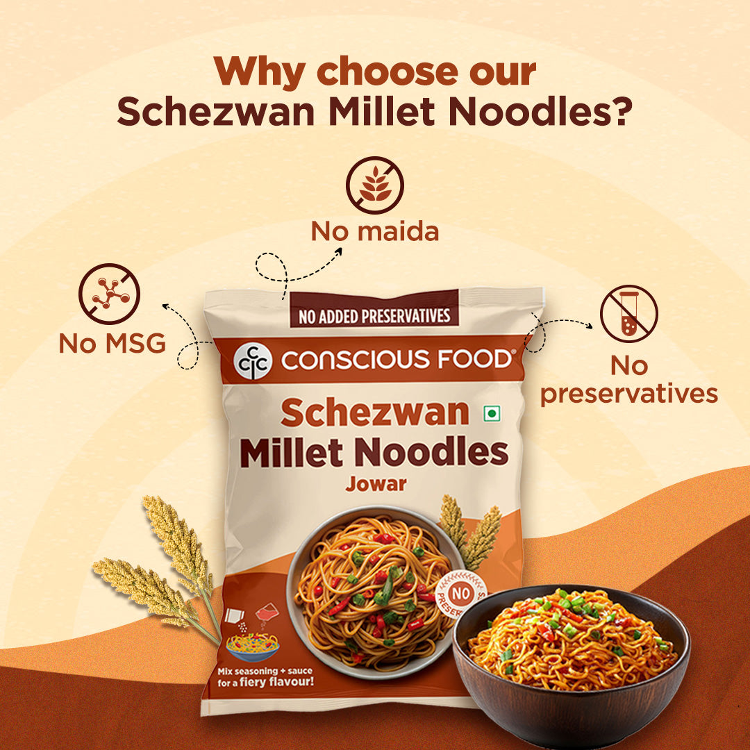 Schezwan Millet Noodles