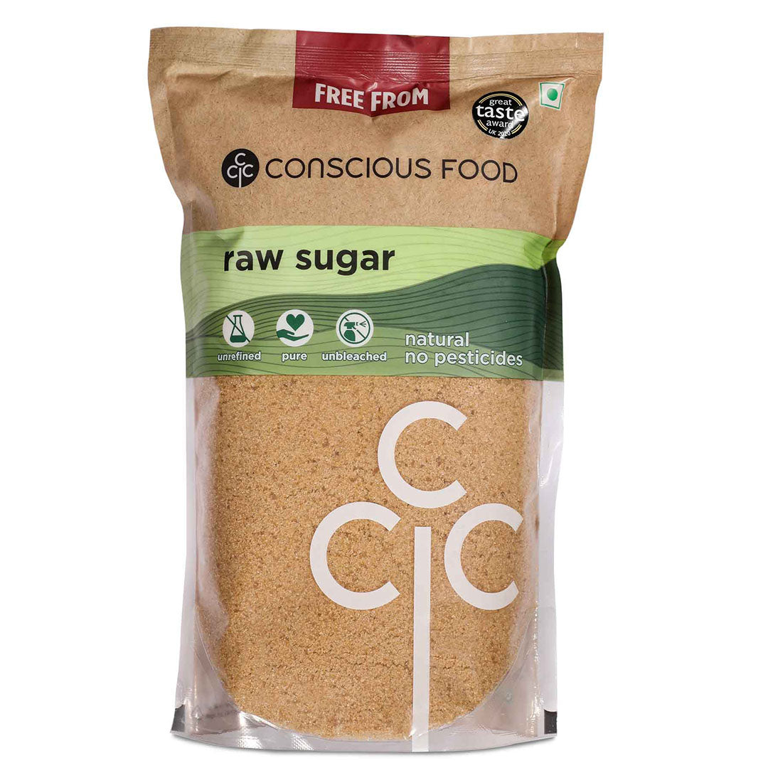 Pack of Raw Sugar - 2kg & Tuvar Dal - 1kg