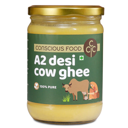 Pack of Groundnut Oil - 5L & A2 Desi Cow Ghee - 500ml