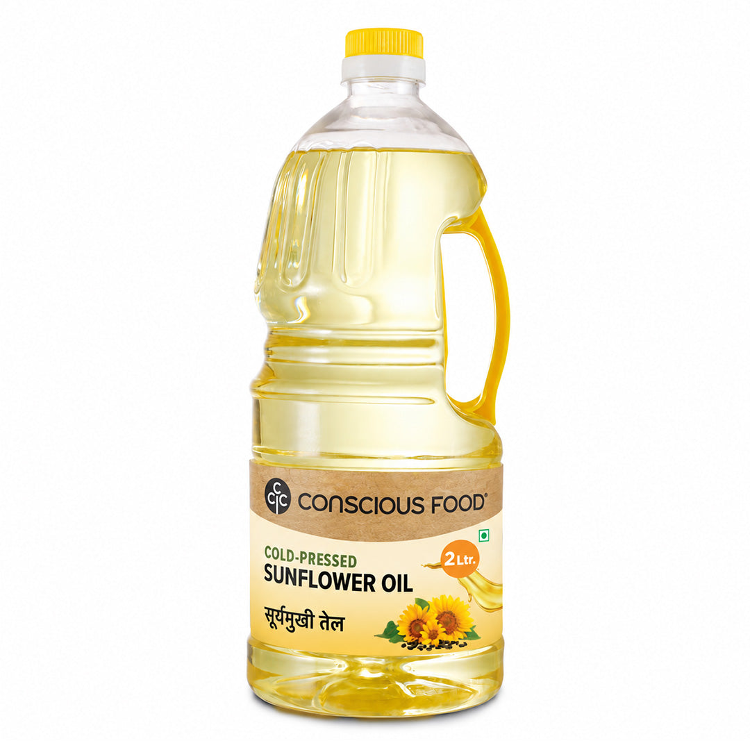Sunflower Oil - 2L - Mumbai Only - Conscious Food Pvt Ltd