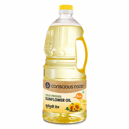 Sunflower Oil - 2L - Mumbai Only - Conscious Food Pvt Ltd