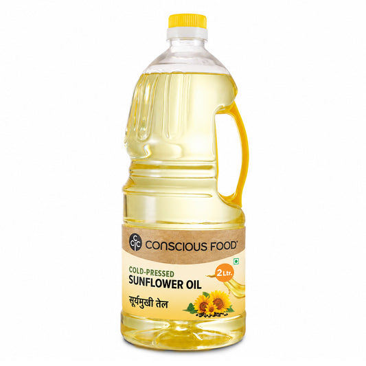 Sunflower Oil - 2L - Mumbai Only - Conscious Food Pvt Ltd