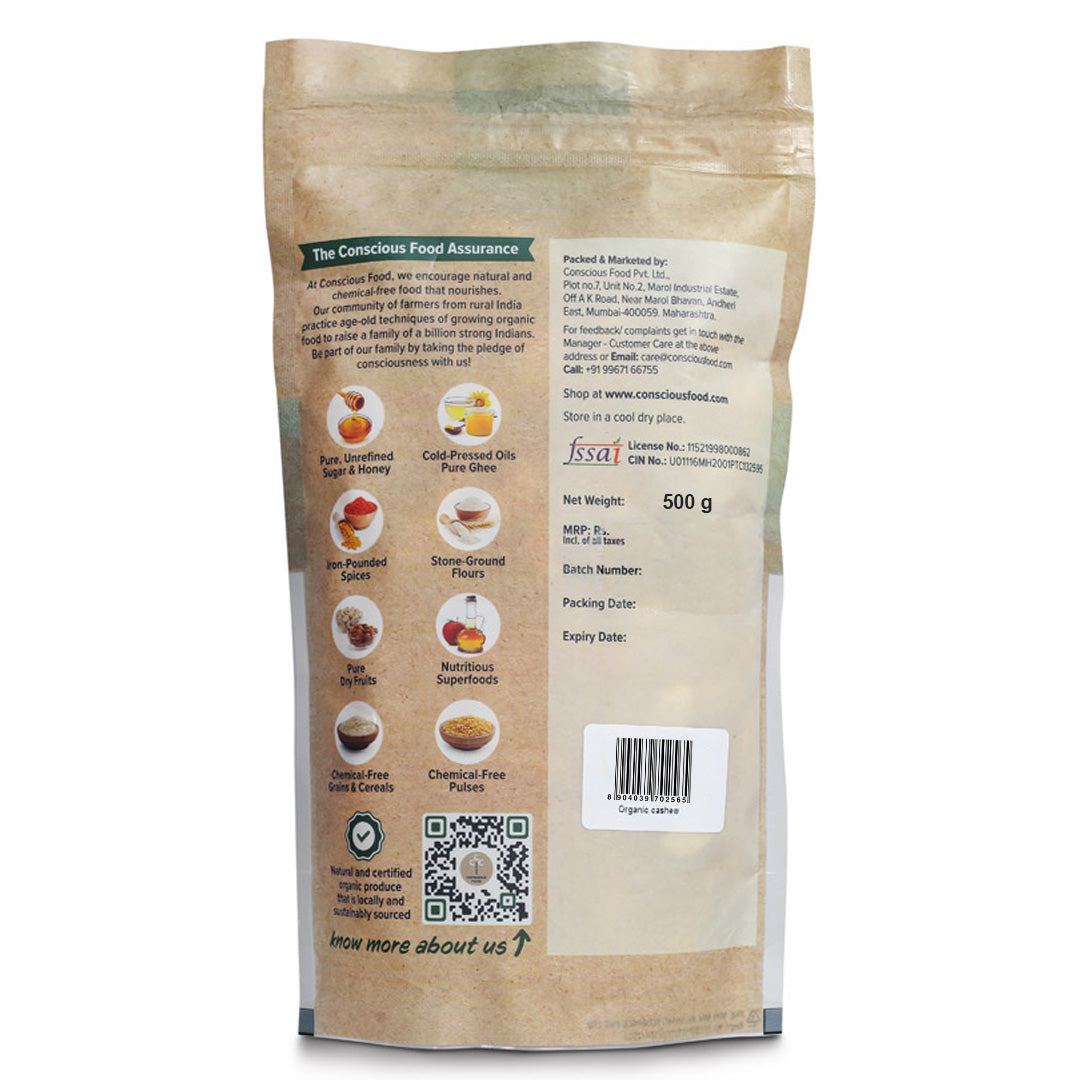 Pack of Cashew - 500gm & Himalayan Multiflora Honey - 500g