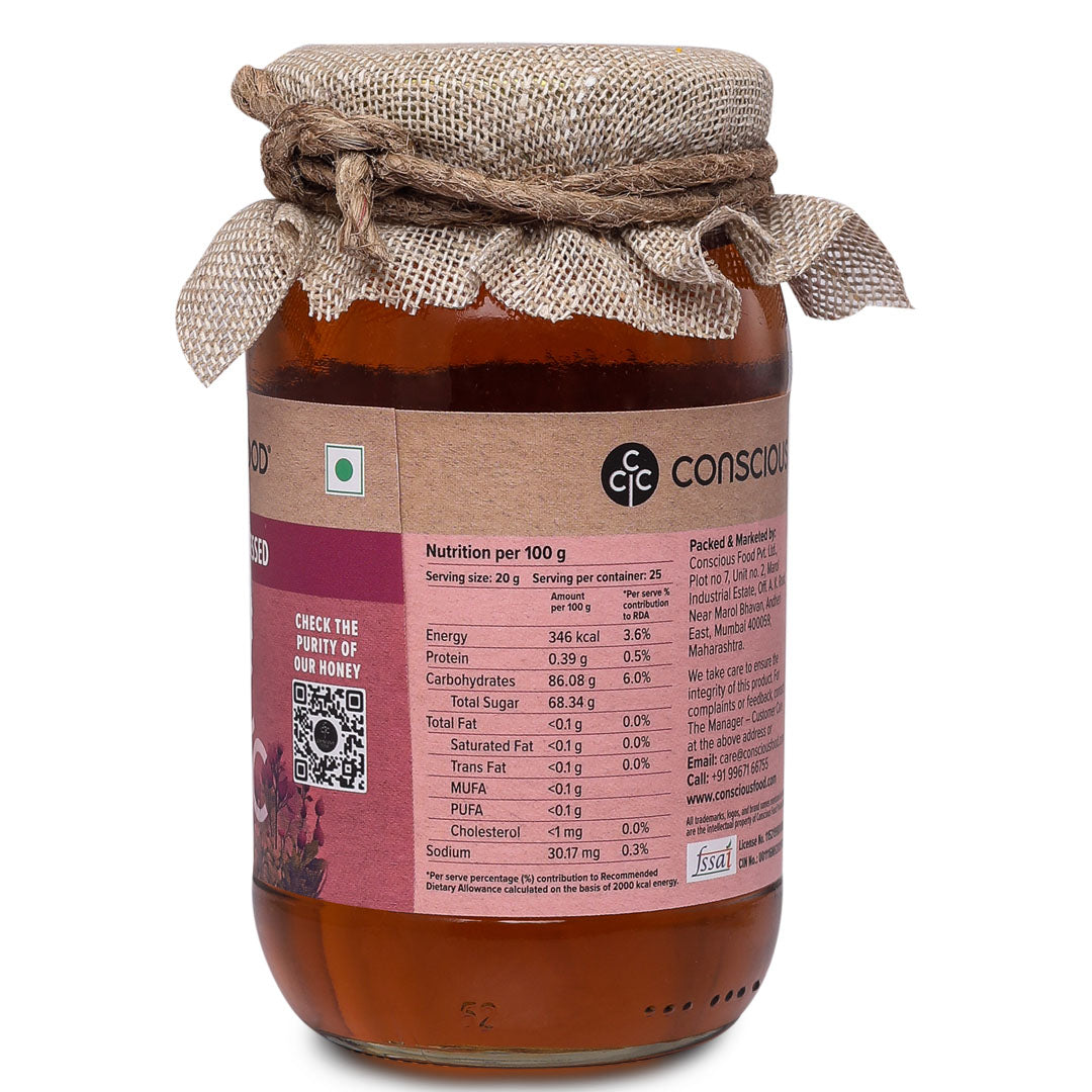 Pack of Sunflower Oil - 1L & Wild Forest Honey - 500g