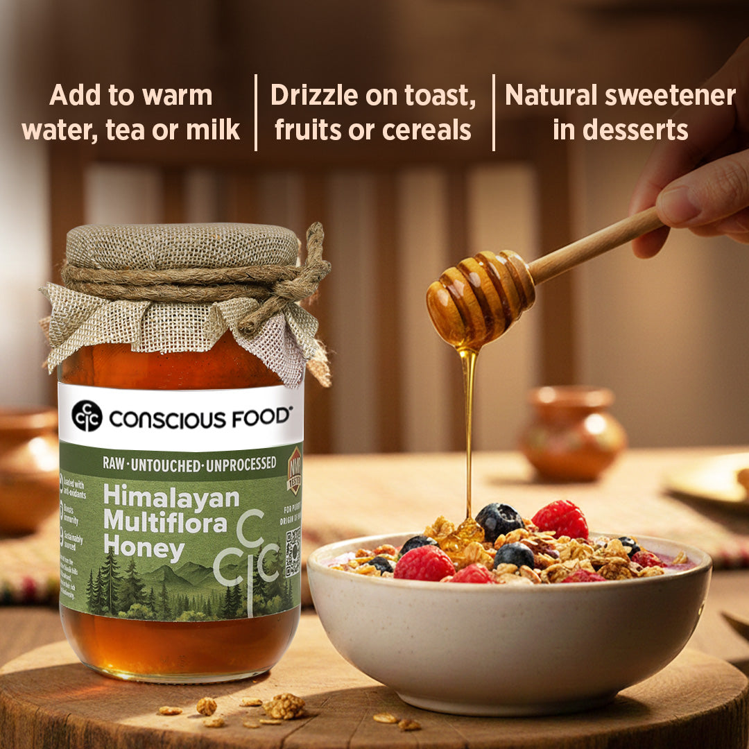 Himalayan Multiflora Honey - Conscious Food Pvt Ltd