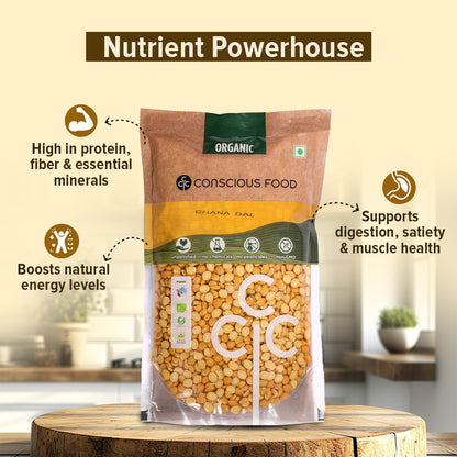 Chana Dal / Split Bengal Gram - Conscious Food Pvt Ltd