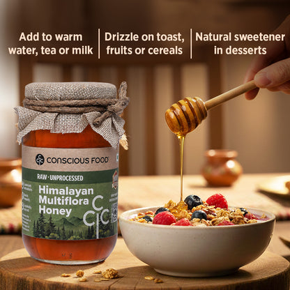 Himalayan Multiflora Honey - Conscious Food Pvt Ltd