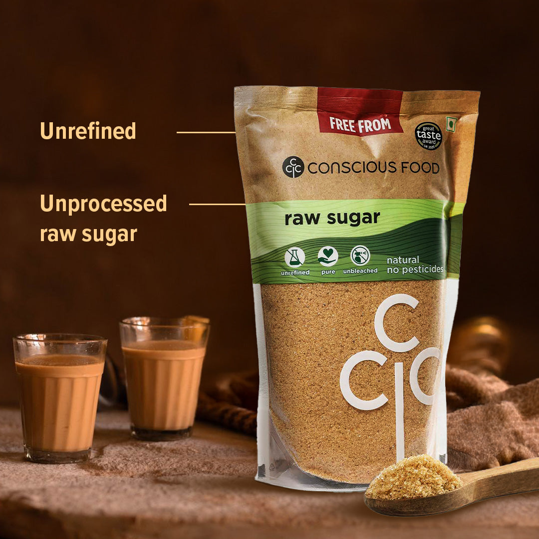 Raw Sugar Khandsari - Conscious Food Pvt Ltd