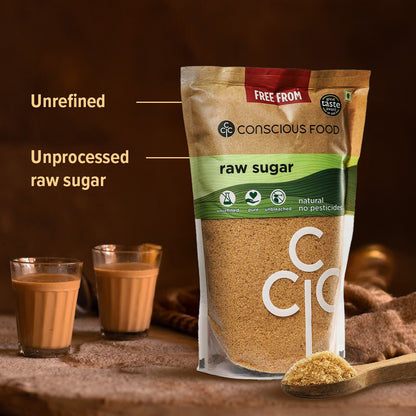 Raw Sugar Khandsari - Conscious Food Pvt Ltd