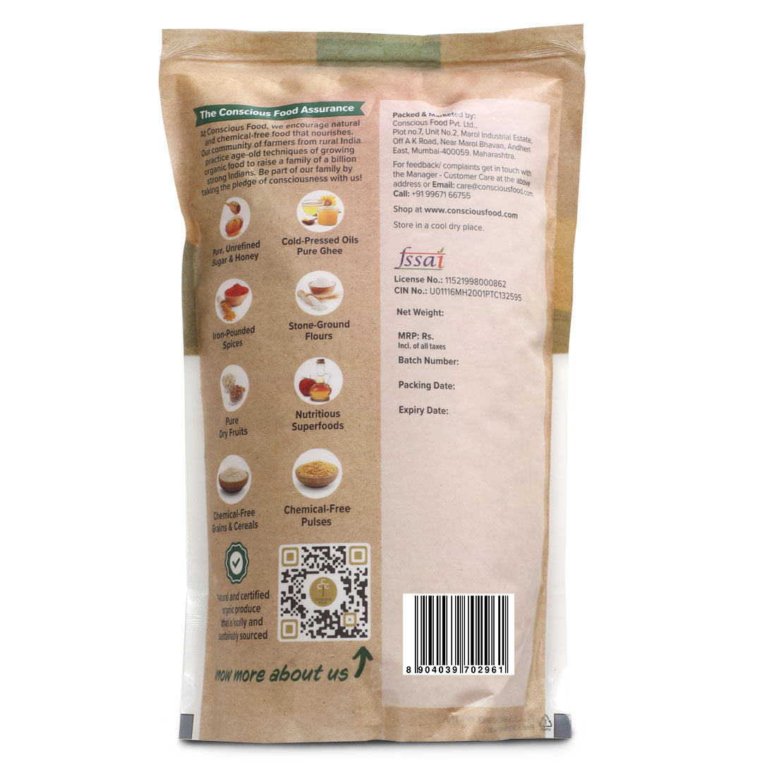 Sprouted Ragi Atta / Sprouted Finger Millet Flour - Conscious Food Pvt Ltd