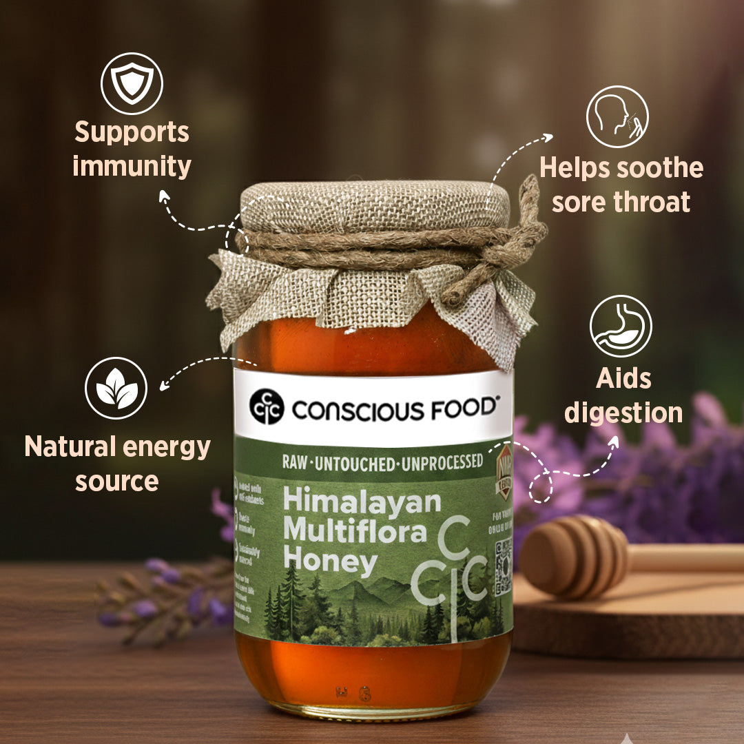Himalayan Multiflora Honey - Conscious Food Pvt Ltd