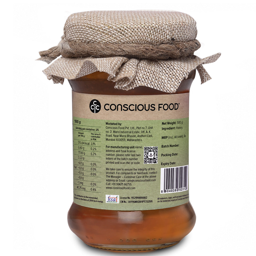 Himalayan Multiflora Honey - Conscious Food Pvt Ltd