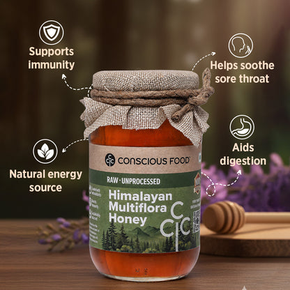 Himalayan Multiflora Honey - Conscious Food Pvt Ltd