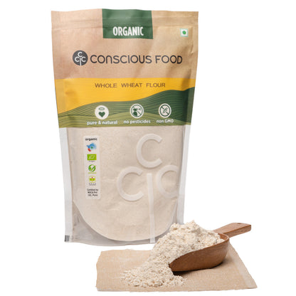 Genhu Atta / Wheat Flour - Conscious Food Pvt Ltd