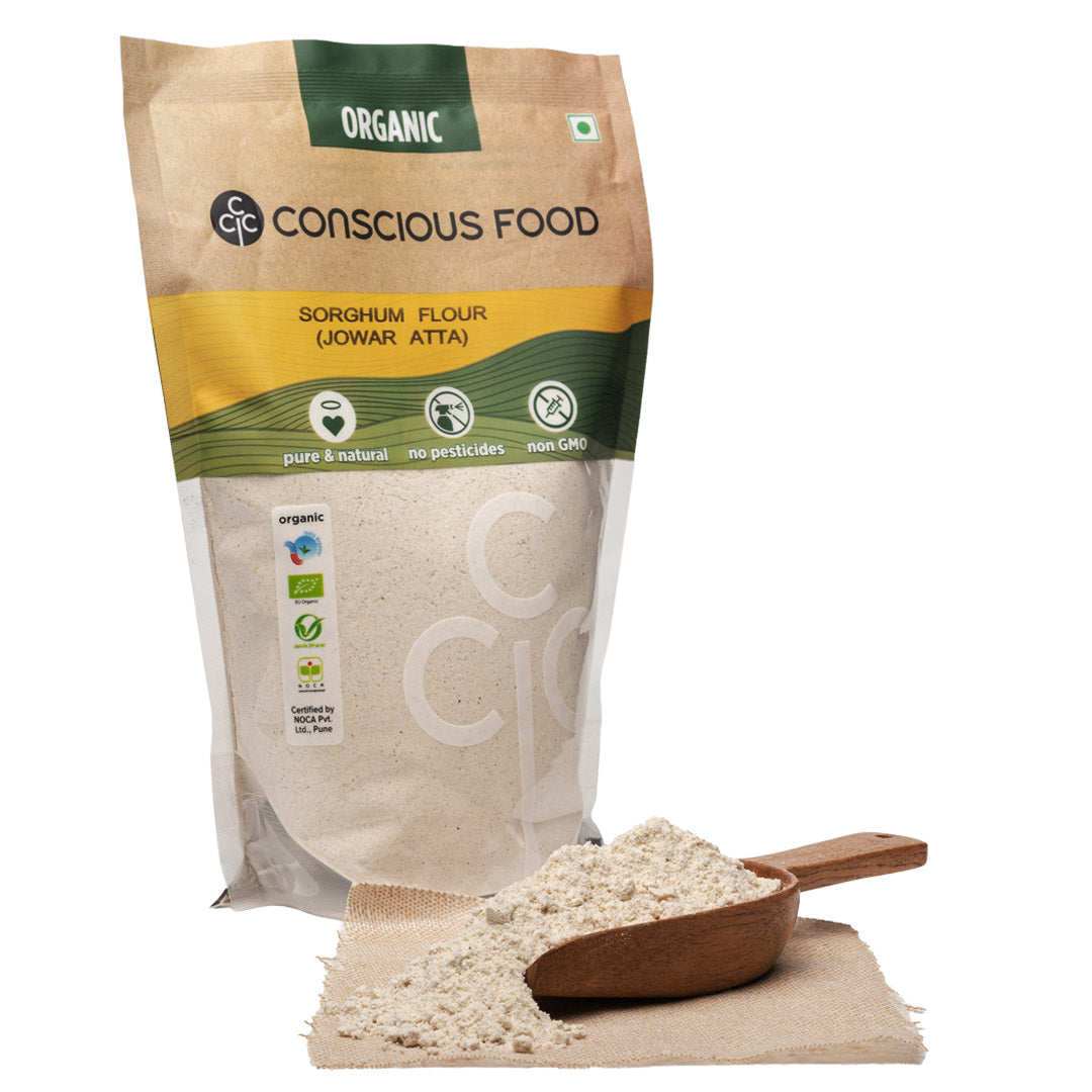 Jowar Atta / Sorghum Flour - Conscious Food Pvt Ltd