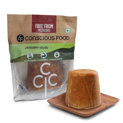 Sugarcane Jaggery/Gur - Conscious Food Pvt Ltd