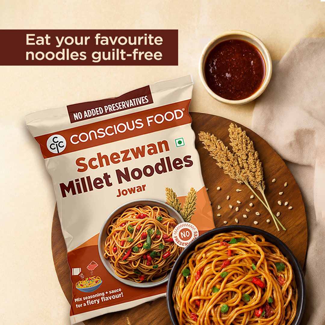 Schezwan Millet Noodles