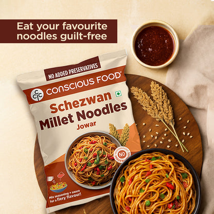 Schezwan Millet Noodles