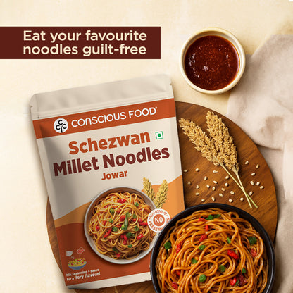 Schezwan Millet Noodles - Conscious Food Pvt Ltd