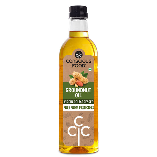 Peanut/Groundnut Oil - Conscious Food Pvt Ltd