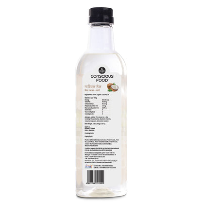 Coconut Oil - Conscious Food Pvt Ltd