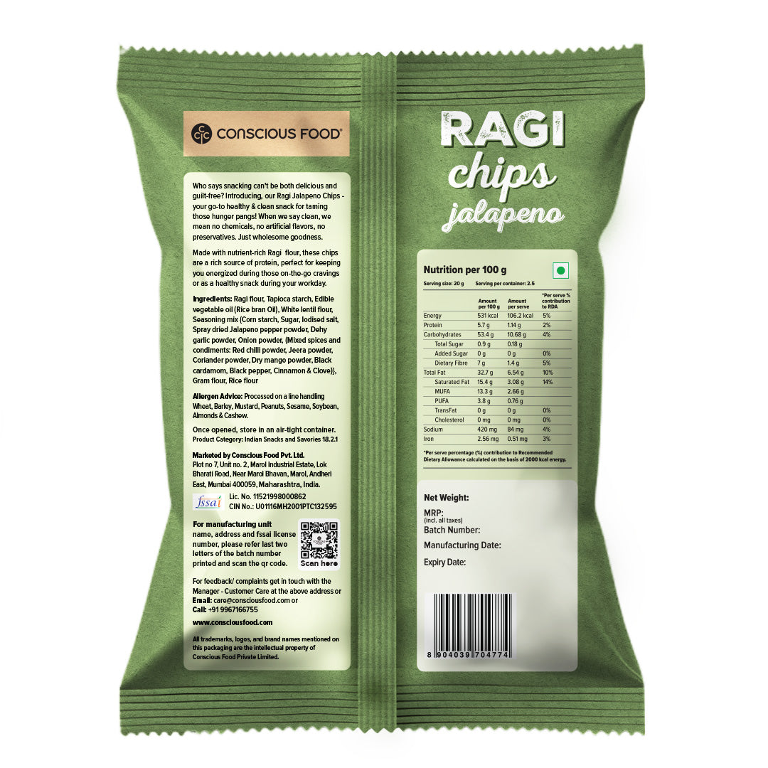Ragi Jalapeno Chips