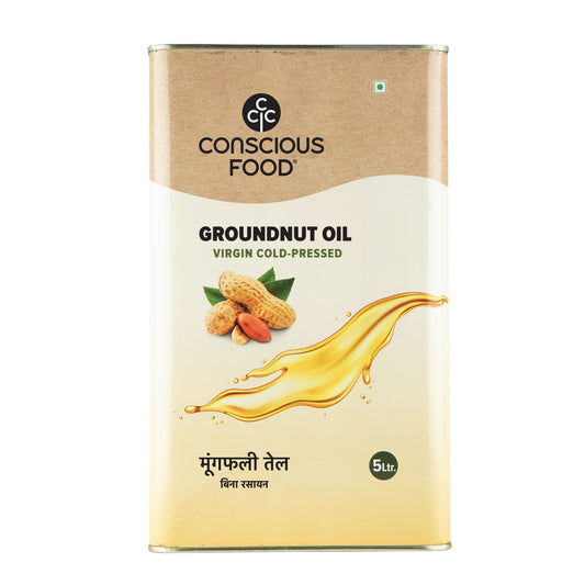 Peanut/Groundnut Oil - Conscious Food Pvt Ltd
